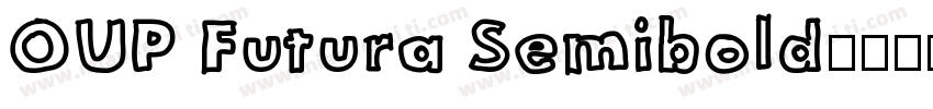 OUP Futura Semibold字体转换